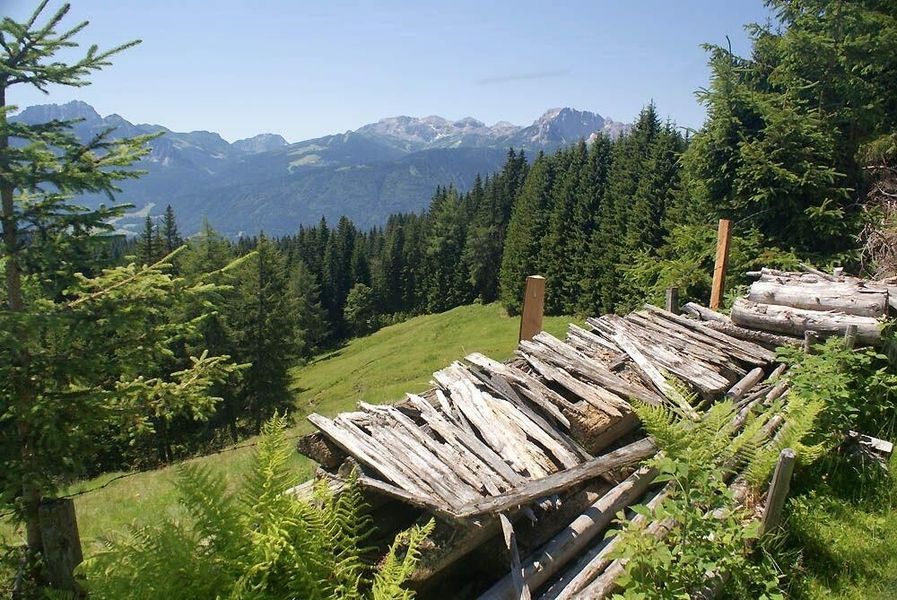 Aussicht auf eine Berglandschaft
